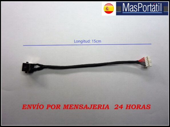 CONECTOR CLAVIJA ALIMENTACION + CABLE DC IN JACK ASUS X550 14004-01450000