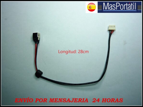 CONECTOR CLAVIJA ALIMENTACION + CABLE DC IN JACK TOSHIBA SATELLITE L750 DD0BL6TH000