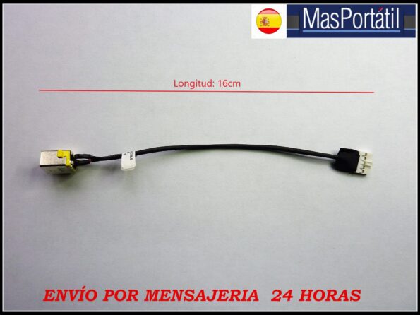 CONECTOR CLAVIJA ALIMENTACION + CABLE DC IN JACK ACER V5-571G-6401