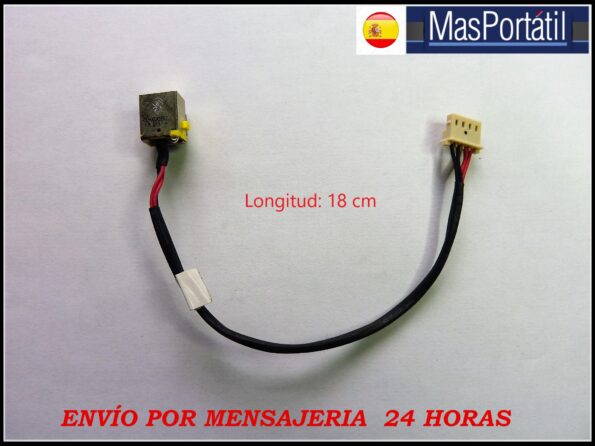 CONECTOR CLAVIJA ALIMENTACION + CABLE DC IN JACK ACER ASPIRE E5-573 SERIES DD0ZRTAD100