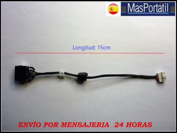 CONECTOR CLAVIJA ALIMENTACION + CABLE DC IN JACK LENOVO IDEAPAD G50-80  G50-90  SERIES