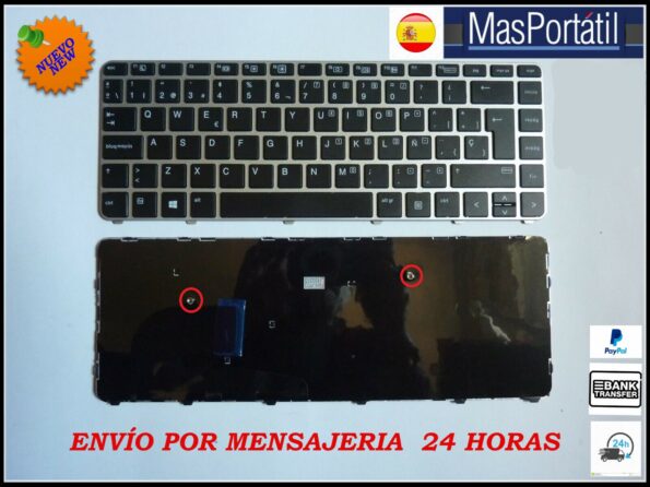 TECLADO ESPAÑOL NUEVO PORTATIL HP ELITEBOOK 840 G3, 840 G4 SERIES