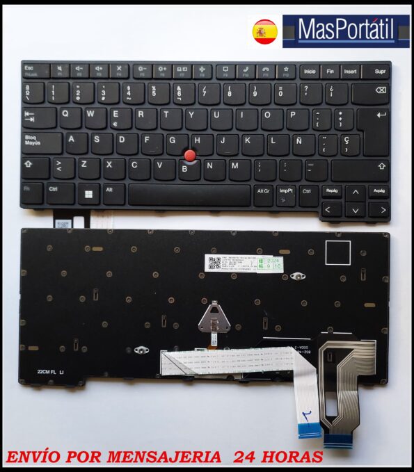 TECLADO ESPAÑOL NUEVO PORTATIL LENOVO THINKPAD L14 GEN 3