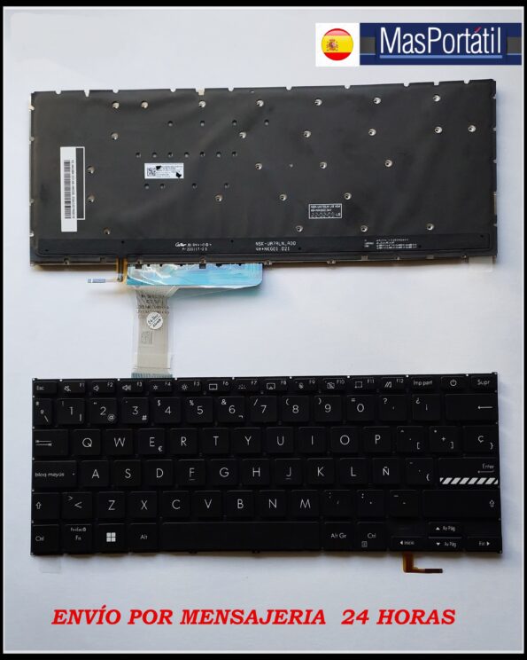 TECLADO ESPAÑOL NUEVO PORTATIL ASUS VIVOBOOK X1403V RETROILUMINADO