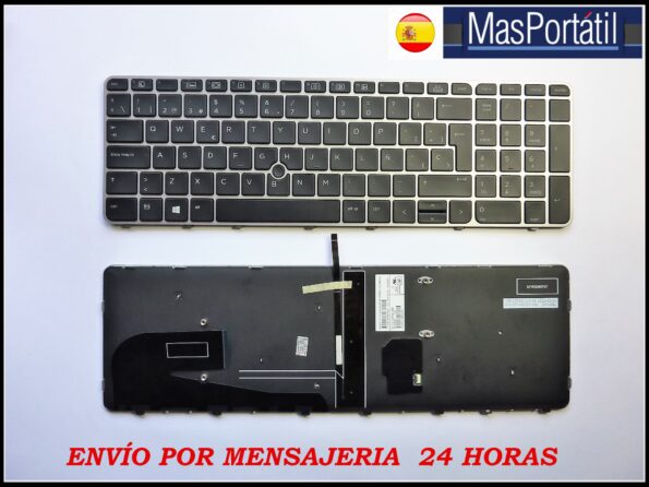 TECLADO ESPAÑOL NUEVO PORTATIL HP ELITEBOOK 850 G3,  850 G4  SERIES